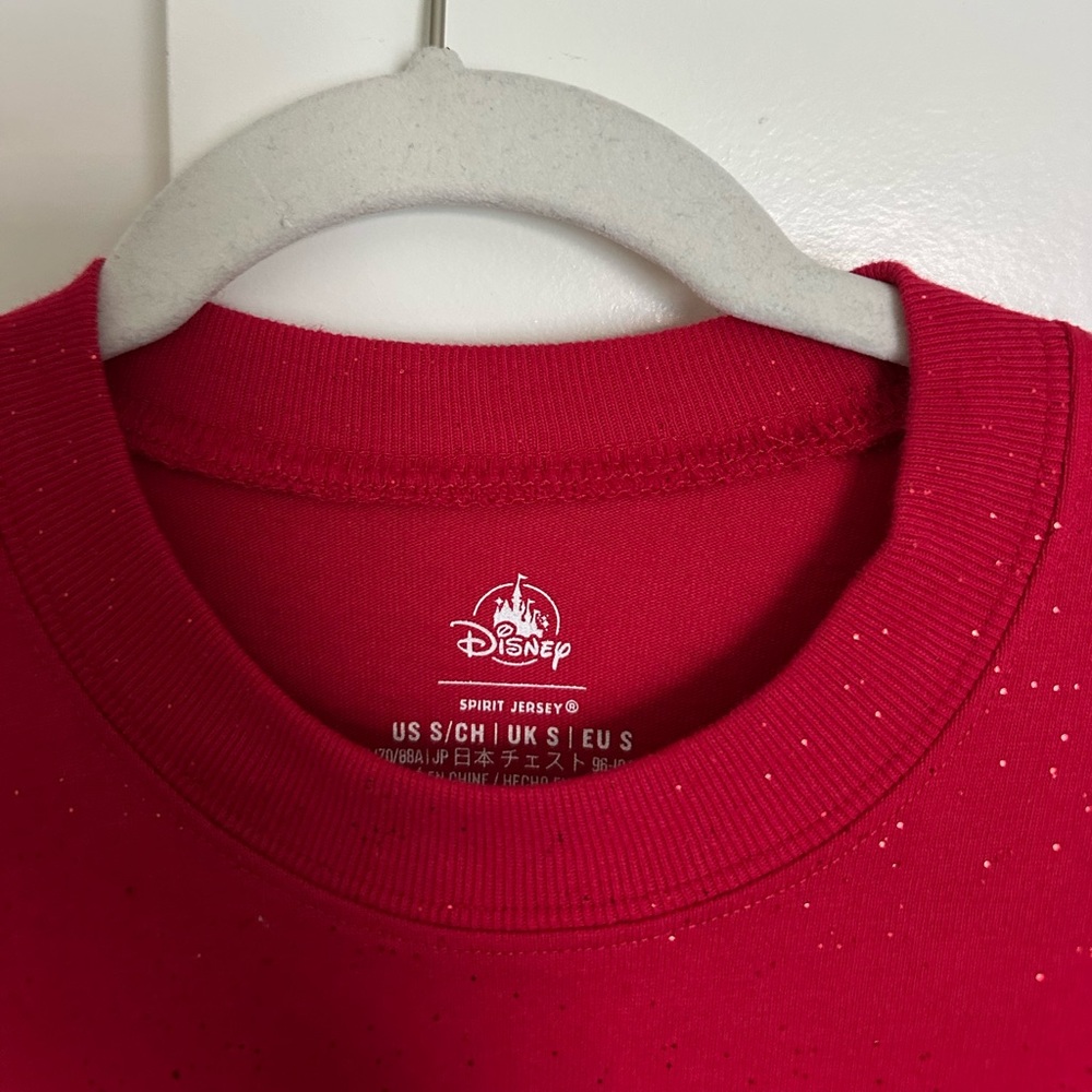 Disney Red "Joy to the World" Holiday Graphic Sweatshirt - Picture 4 of 6